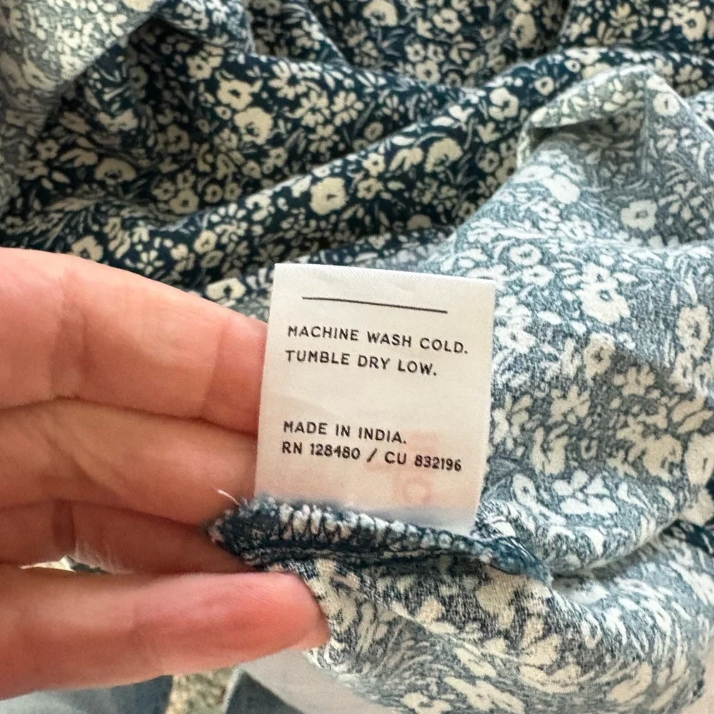 Pact Organic Cotton Cafe Crepe Wrap Dress - Picture 7 of 8